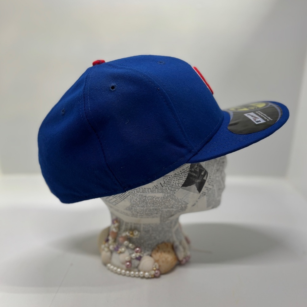 Men's Chicago Cubs New Era Royal 59FIFTY Fitted Hat size 7 5/8 - Picture 5 of 9
